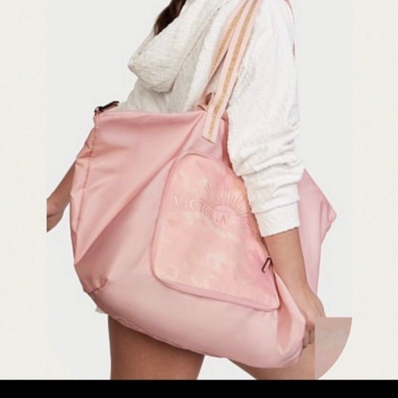 Vs wheelie luggage foldable carry luggage tote Fanny pack crossbody bag duo - Picture 9 of 10